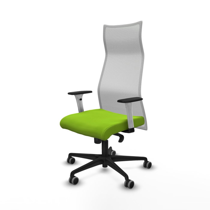 Piqueras y Crespo Chaise de Bureau Albacete Pistache et Blanc
