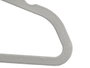 KIPIT Lot de 6 cintres en velours gris