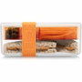 Bodum Lunch box Bistro compartimentée avec couverts, Orange Flame