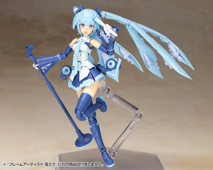 Kotobukiya Frame Arms Plastic Model Kit 1/100 Frame Artist Snow Miku Kotobukiya Frame Arms Plastic Model Kit 1/100 Frame Artist Snow Miku