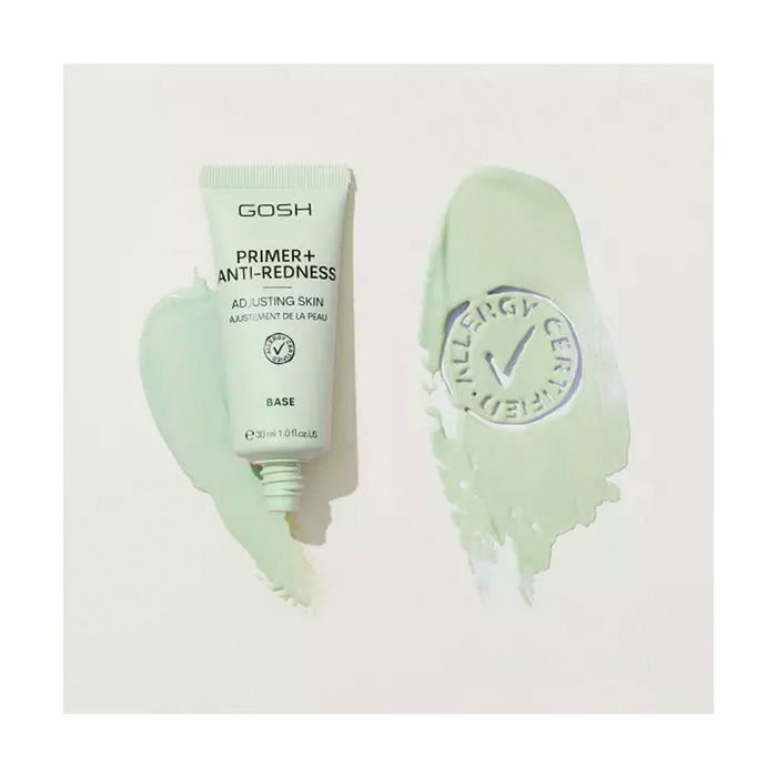 Gosh PRIMER PLUS+ Anti-Rougeurs #008 - Base de teint correctrice vegan, 30 ml