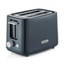 Ariete 157/13 - Grille-pain 2 fentes avec 7 niveaux de cuisson et parois froides, couleur graphite