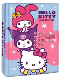 Kids Euroswan Diario secreto électronique avec son Hello Kitty & Friends - Journal électronique et sonore en espagnol et anglais