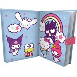 Journal secret avec cadenas Hello Kitty