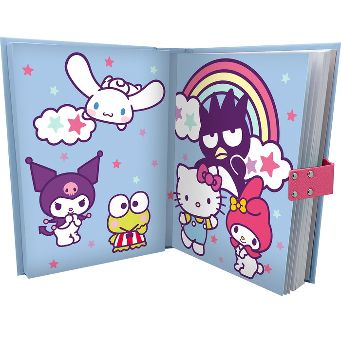 Kids Euroswan Journal secret électronique Hello Kitty & Friends rose avec son