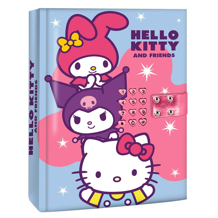 Kids Euroswan Journal secret électronique Hello Kitty & Friends rose avec son