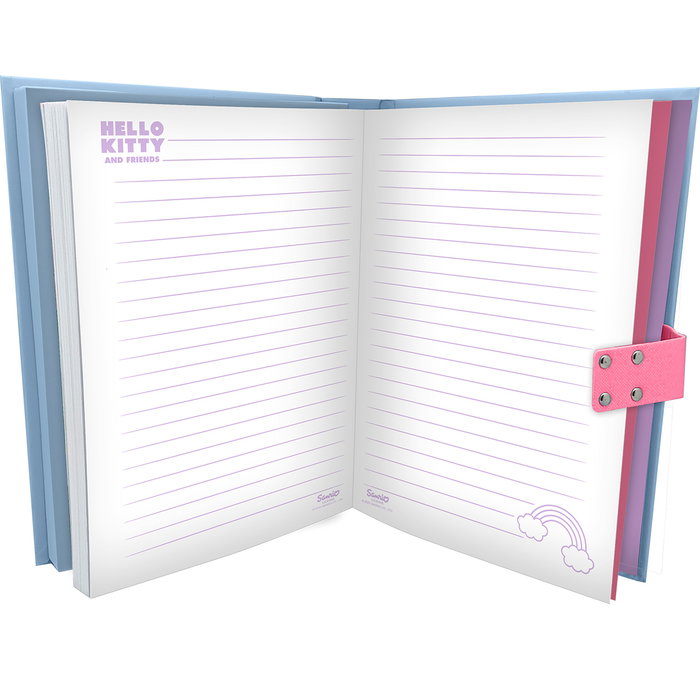 Kids Euroswan Journal secret électronique Hello Kitty & Friends rose avec son