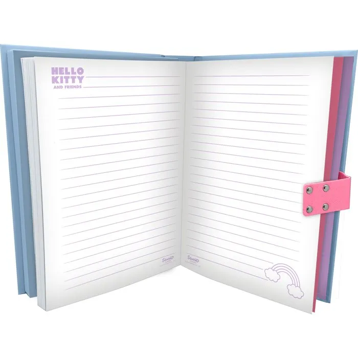 Kids Euroswan - Journal secret électronique Hello Kitty & Friends avec cadenas - Pour filles dès 6 ans