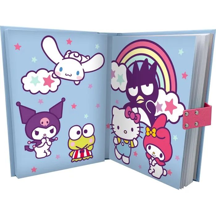 Kids Euroswan - Journal secret électronique Hello Kitty & Friends avec cadenas - Pour filles dès 6 ans