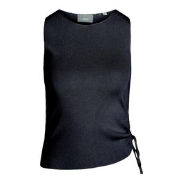 Maillot de Corps sans Manches pour Femme Jack & Jones Jxdahlia Top Knit Noir
