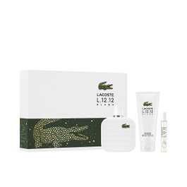 Lacoste Coffret L.12.12 Blanc 3 pièces
