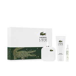 Lacoste L.12.12 Blanc - Coffret Eau de Toilette Homme 3 Pièces (100ml + 7,5ml + Gel Douche 100ml)