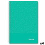 Cahier Imprex Vert Feuille 80 Volets (4 Unités)