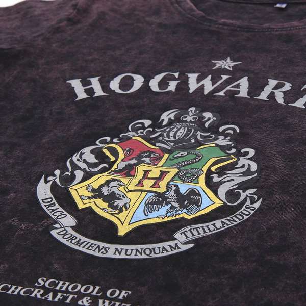 Cerdá - Camiseta à manches longues Harry Potter en jersey pour enfant - Taille 14 ans - Couleur Gris Foncé