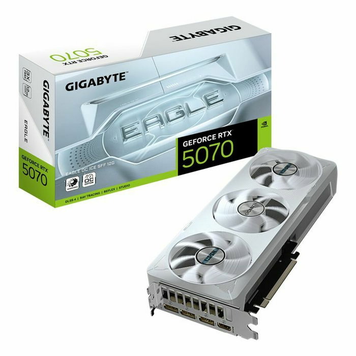 Carte Graphique Gigabyte GV-N5070EAGLEOC ICE-12GD nvidia geforce rtx 5070 12 GB GDDR6 GDDR7
