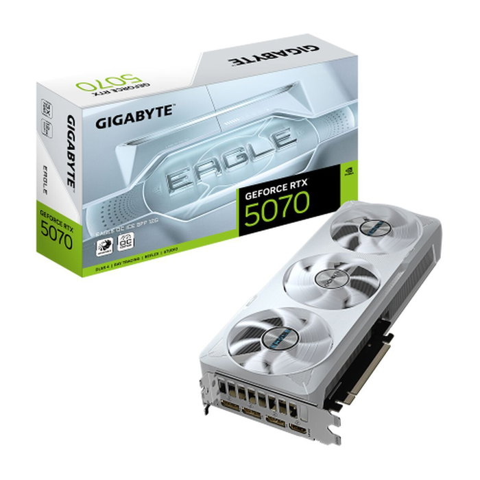 Carte Graphique Gigabyte GV-N5070EAGLEOC ICE-12GD nvidia geforce rtx 5070 12 GB GDDR6 GDDR7