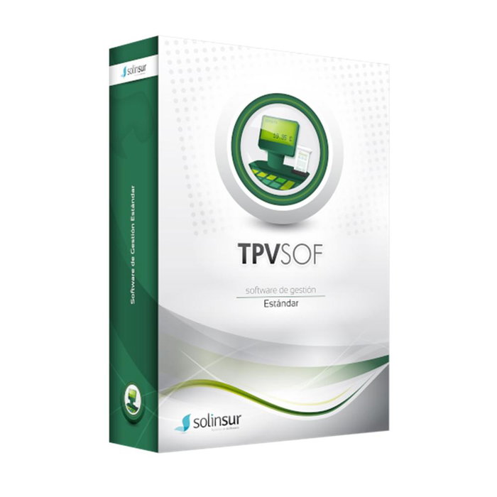 Solinsur Programa Gestion Estandar Comercios Monopuesto - Logiciel TPV Tactile avec Gestion Commerciale, Stock et Comptabilité pour Windows Solinsur Programa Gestion Estandar Comercios Monopuesto - Logiciel TPV Tactile avec Gestion Commerciale, Stock et Comptabilité pour Windows