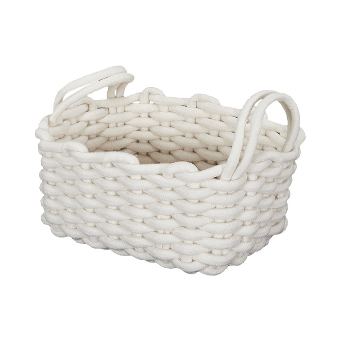 Home Deco Factory Ensemble de 3 paniers emboîtables en maille épaisse