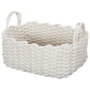 Home Deco Factory Ensemble de 3 paniers emboîtables en maille épaisse