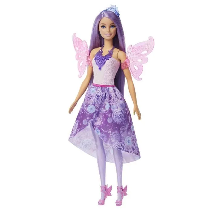 Barbie JCP74 - Poupée Barbie Fantaisie Féerique Transformable 3 en 1 Coffret avec Accessoires, Tenues de Fée, Altesse et Sirène pour Enfants de 3 à 9 ans Barbie JCP74 - Poupée Barbie Fantaisie Féerique Transformable 3 en 1 Coffret avec Accessoires, Tenues de Fée, Altesse et Sirène pour Enfants de 3 à 9 ans