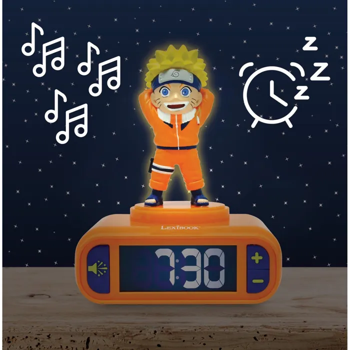 Lexibook Réveil Naruto Lumineux avec Écran LCD Lexibook Réveil Naruto Lumineux avec Écran LCD