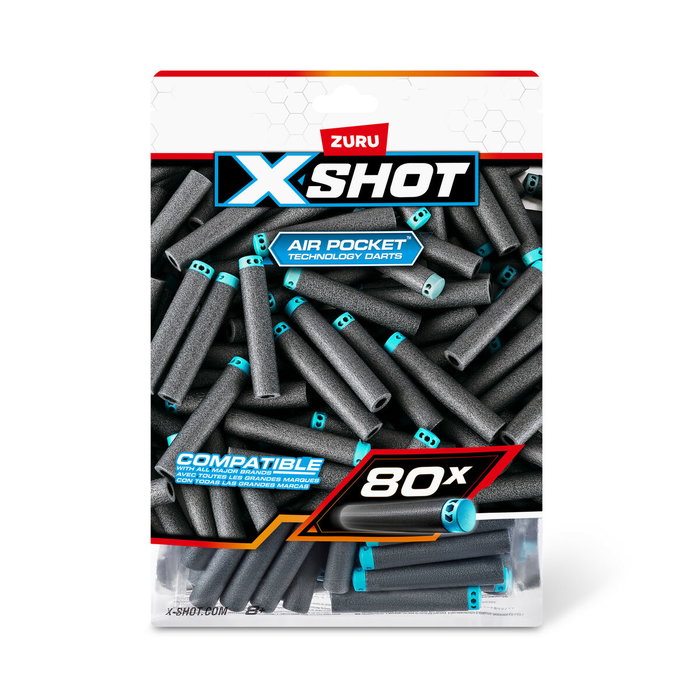 Zuru Xshot Fléchettes en mousse 80 unités Zuru Xshot Fléchettes en mousse 80 unités