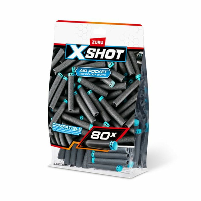 Zuru Xshot Fléchettes en mousse 80 unités Zuru Xshot Fléchettes en mousse 80 unités