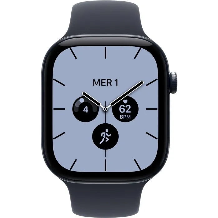 Apple Watch Series 12 GPS + Cellular - 46mm - Boîtier Night Blue Céramique - Bracelet Navy Blue Sport Band - S/M