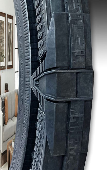 Stargate miroir mural 50 cm Stargate miroir mural 50 cm