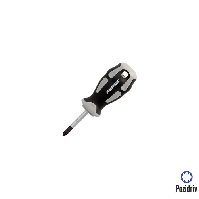 WOLFPACK LINEA PROFESIONAL Tournevis Pozidriv PZ1 Acier S2 WOLFPACK LINEA PROFESIONAL Tournevis Pozidriv PZ1 Acier S2