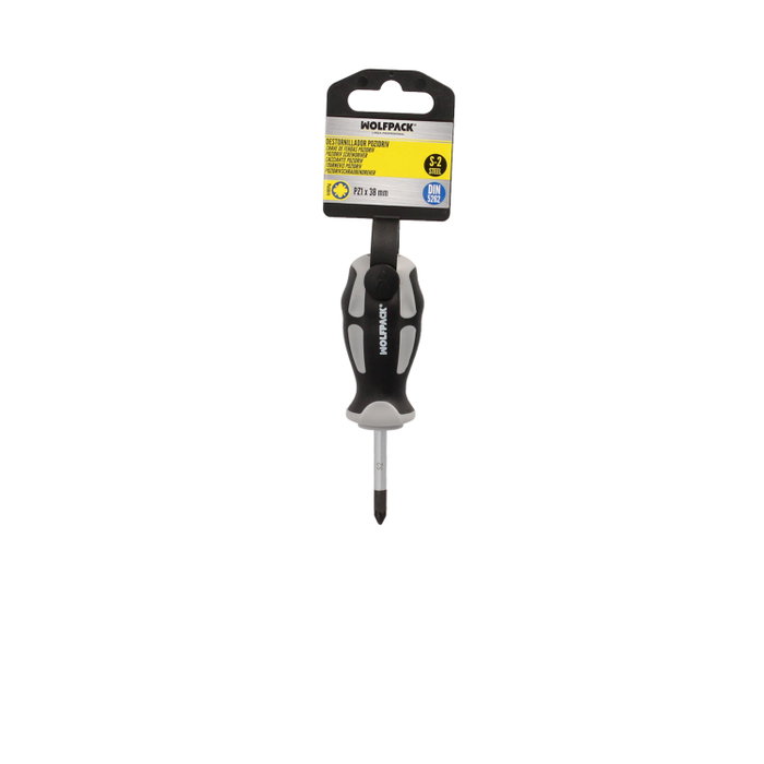 WOLFPACK LINEA PROFESIONAL Tournevis Pozidriv PZ1 Acier S2 WOLFPACK LINEA PROFESIONAL Tournevis Pozidriv PZ1 Acier S2