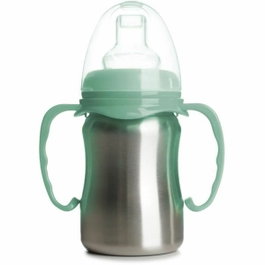 Thermobaby Tasse d'apprentissage en inox 180 ml - Vert Cactus