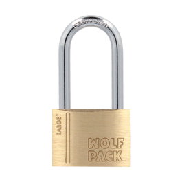 WOLFPACK LINEA PROFESIONAL Cadenas en laiton avec anse longue 60 mm Série Target