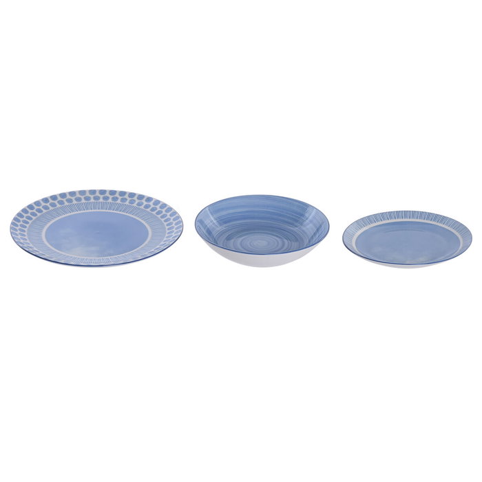 Home ESPRIT Service de Vaisselle ESPRIT Bleu clair 18 Pièces