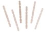 Innspiro Bâtonnets de polo en bois naturel avec rainures 114x10x2mm