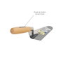 WOLFPACK LINEA PROFESIONAL Truelle Maurer 348 manche bois 140 mm
