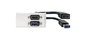Vivolink Connecteur mural HDMI + USB 3.0 blanc avec boîtier Thorsmann