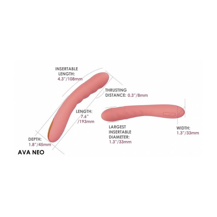 Vibrateur G-Spot Svakom Rose Pêche