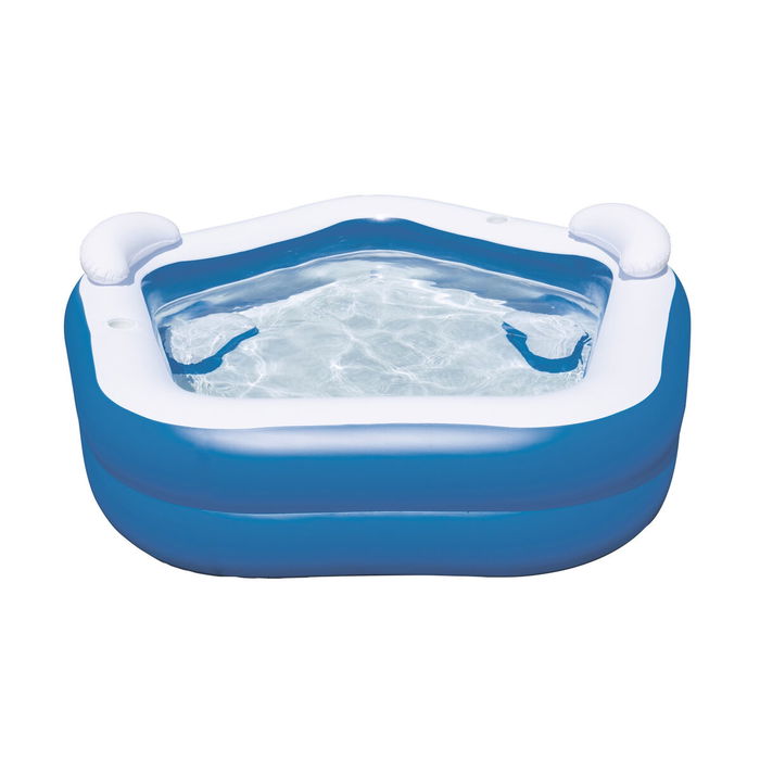 Bestway Piscine Gonflable 2 Chambres Family 213x206x69 cm +6 Ans Jardin 54153