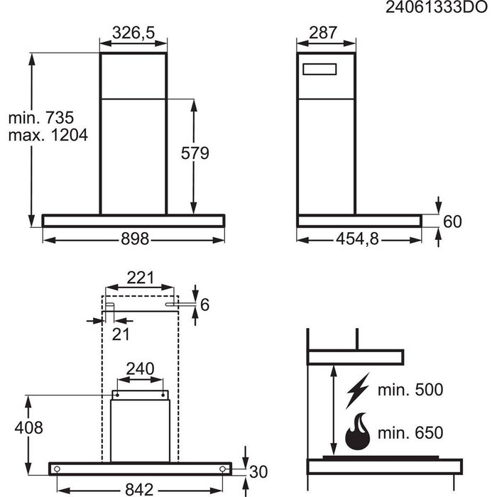 Hotte de cuisine AEG