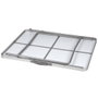 PLUVIA Table de plage pliable en acier 80x60x69 cm