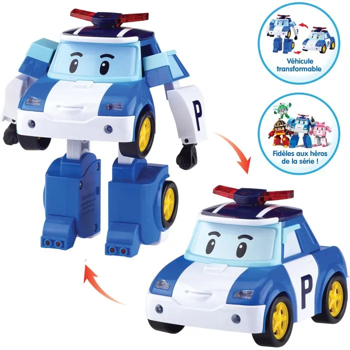 Silverlit Figurine robot Poli de Robocar Poli 10 cm - Véhicule Transformable Silverlit Figurine robot Poli de Robocar Poli 10 cm - Véhicule Transformable