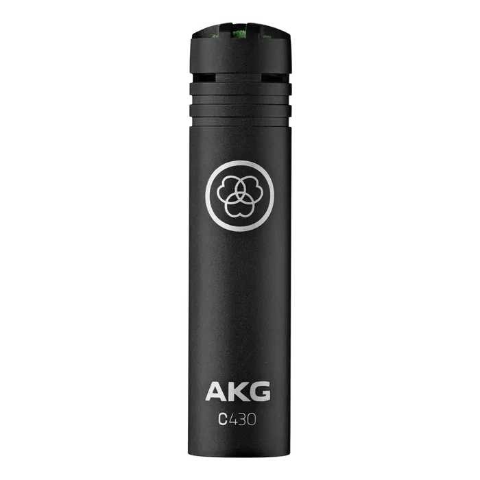 AKG C430 Microphone Condensateur Cardioïde avec Patron Polaire – Inclut W32 et SA60
