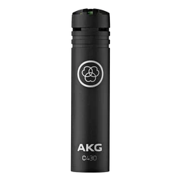 AKG C430 Microphone Condensateur Cardioïde avec Patron Polaire – Inclut W32 et SA60