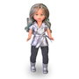 Famosa Nancy Collection Selene Poupée Spatiale Argentée avec Tenue Réfléchissante +6 Ans