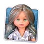 Famosa Nancy Collection Selene Poupée Spatiale Argentée avec Tenue Réfléchissante +6 Ans