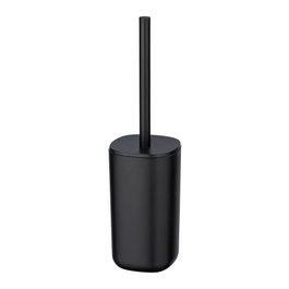 Wenko 24833100 Porte-brosse WC Davos Noir Mat Polypropylène