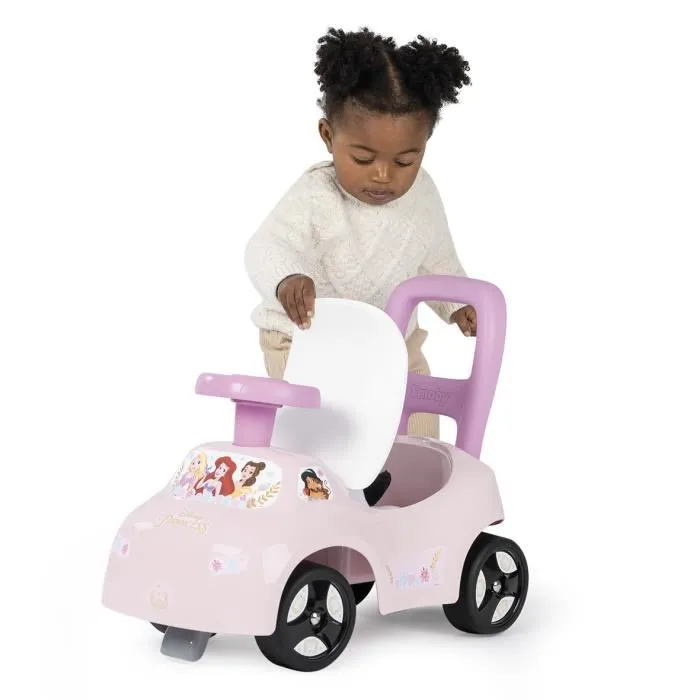 Smoby Porteur Auto Enfant 2 en 1 Disney Princesse - Coffre sous Selle, Aide à la Marche, Motricité - Dès 10 Mois - Fabrication Française Smoby Porteur Auto Enfant 2 en 1 Disney Princesse - Coffre sous Selle, Aide à la Marche, Motricité - Dès 10 Mois - Fabrication Française