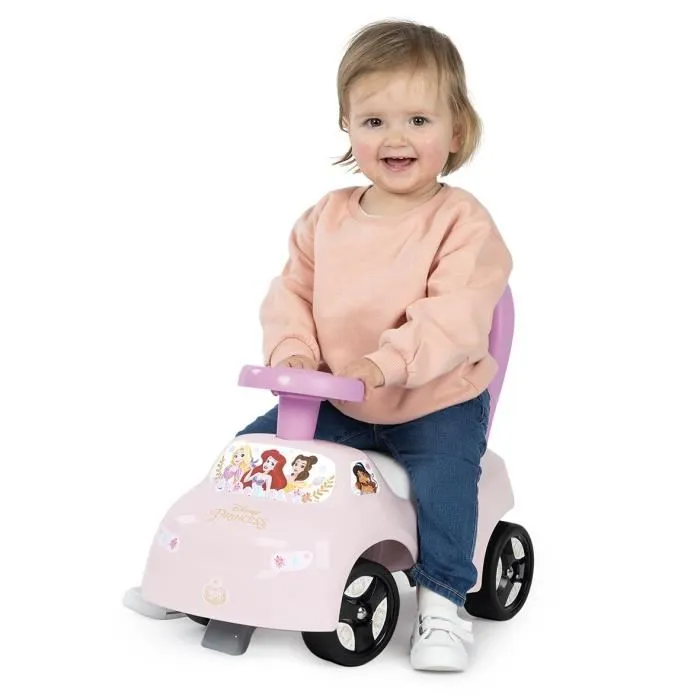 Smoby Porteur Auto Enfant 2 en 1 Disney Princesse - Coffre sous Selle, Aide à la Marche, Motricité - Dès 10 Mois - Fabrication Française Smoby Porteur Auto Enfant 2 en 1 Disney Princesse - Coffre sous Selle, Aide à la Marche, Motricité - Dès 10 Mois - Fabrication Française