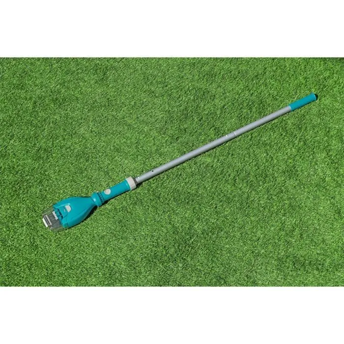 Bestway - Aspirateur électrique Aquatech sans fil pour piscine - Manche réglable 1.50 m - Capacité 0.65 L - Pour piscines jusqu'à 3.05 m de diamètre